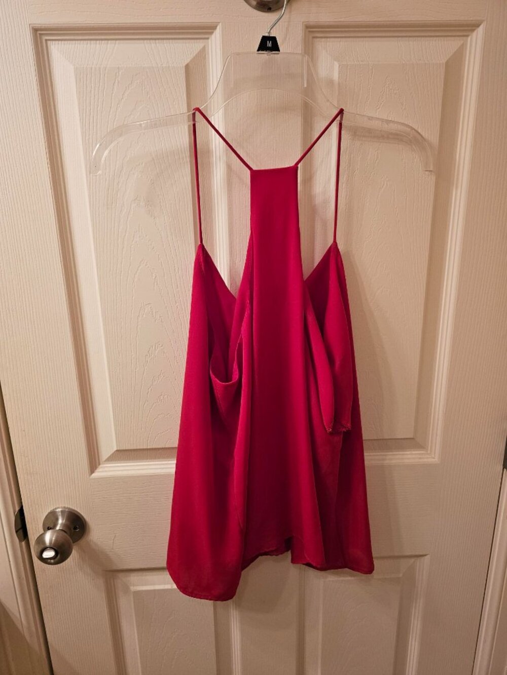 NWOT Style Rack Medium Red Blouse - Picture 2 of 2